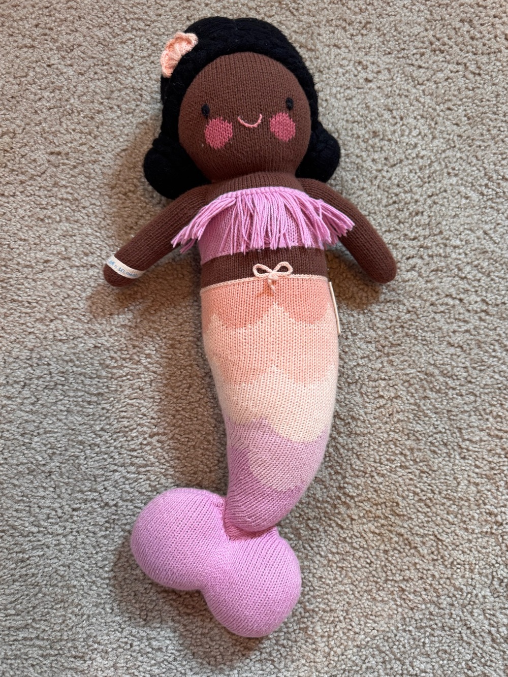 Cuddle + Kind Handmade Mermaid Plush Doll Toy